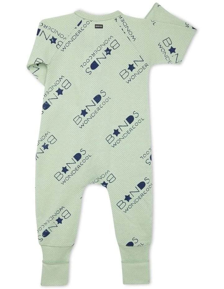 Flash Sale π Wondercool Eyelet Zip Wondersuit Stampy Bonds Logo In Mint Green β - Image 2