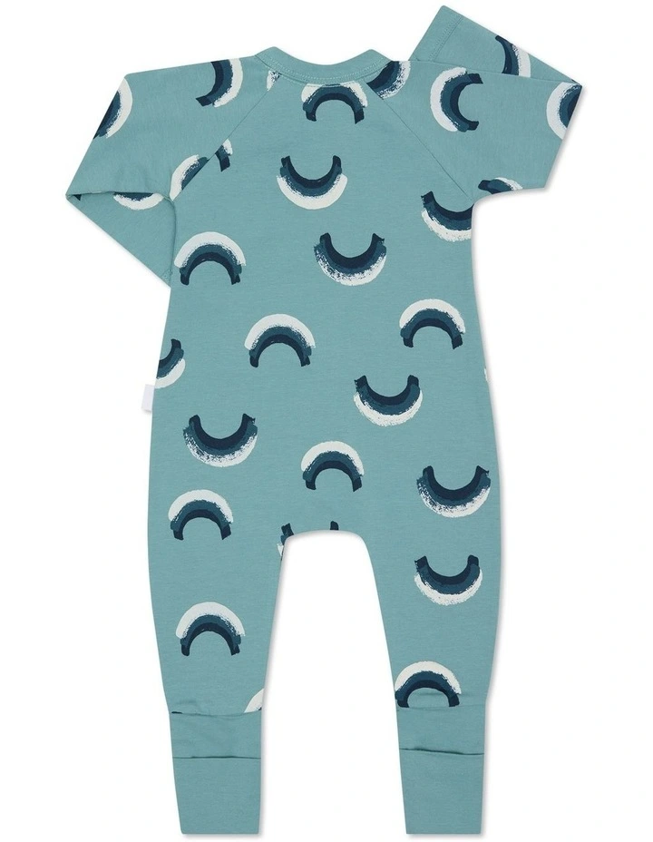 Discount 𧨠Bonds Organic Zip Wondersuit Sweet Rainbow In Blue π - Image 2