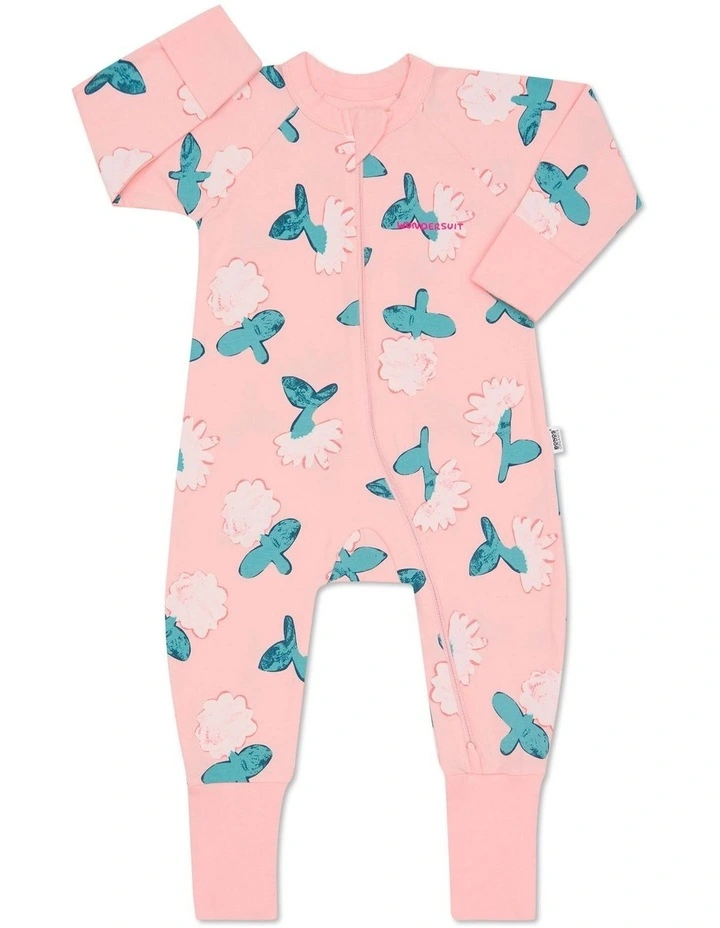 Cheapest β€οΈ Bonds Organic Zip Wondersuit In Sweet Daisy Pink β