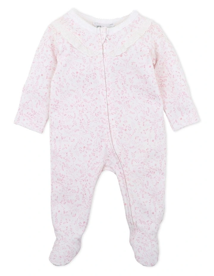 Best Pirce β Bebe Lola Fern Long Sleeve Zip Onesie In Pink βοΈ