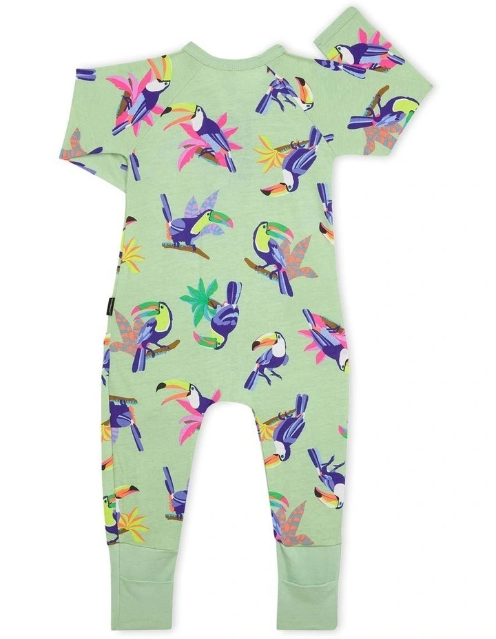 Flash Sale π Bonds Zip Wondersuit In Toucan Twirl Green π - Image 2