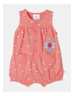 Best reviews of ✨ Sprout Bee Romper In Coral 🛒