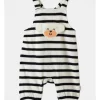 Best deal ???? Sprout Terry 3D Monkey Pocket Romper In Black/White ✔️