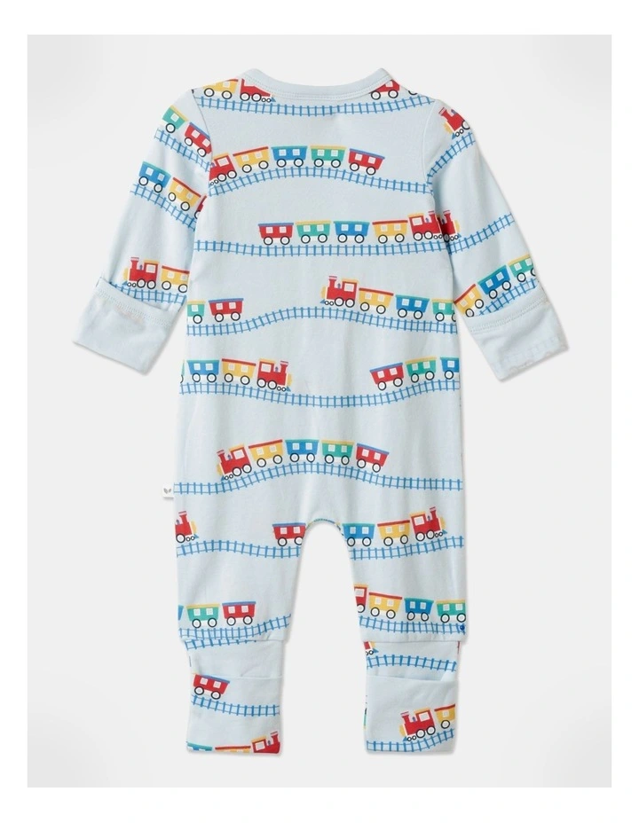 Cheap π Sprout Essentials Train Coverall In Light Blue π - Image 4