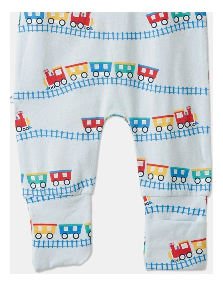 Cheap π Sprout Essentials Train Coverall In Light Blue π - Image 5