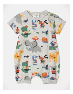 Buy 👍 Jack & Milly Harvey Knit Romper In Grey Marle ✨