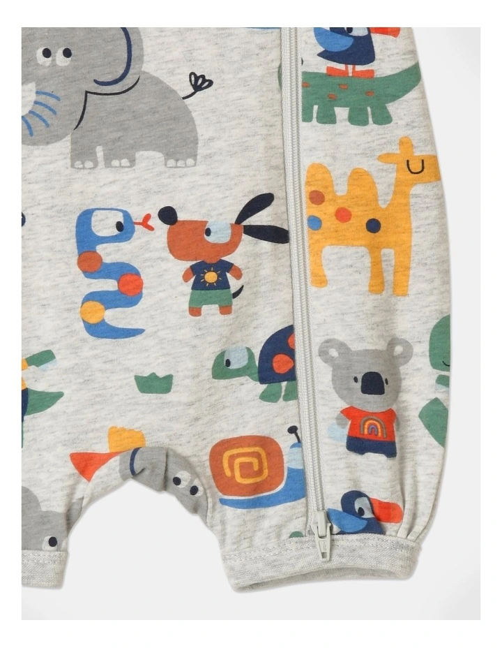 Buy π Jack & Milly Harvey Knit Romper In Grey Marle β¨ - Image 4