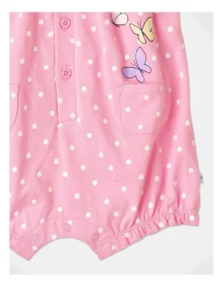 Outlet ???? Sprout Butterfly Spot Romper In Pink ???? -Jack & Milly shop unnamed file 926