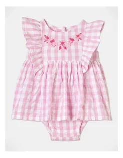 Best Sale ✨ Sprout Seersucker Fruit Romper In Lilac ⭐