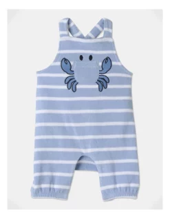 Deals ๐ฅฐ Sprout Terry 3D Crab Pocket Romper In Cornflower ๐