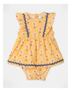Deals โ๏ธ Jack & Milly Pepe Romper With ๐ Skirt In Mustard ๐