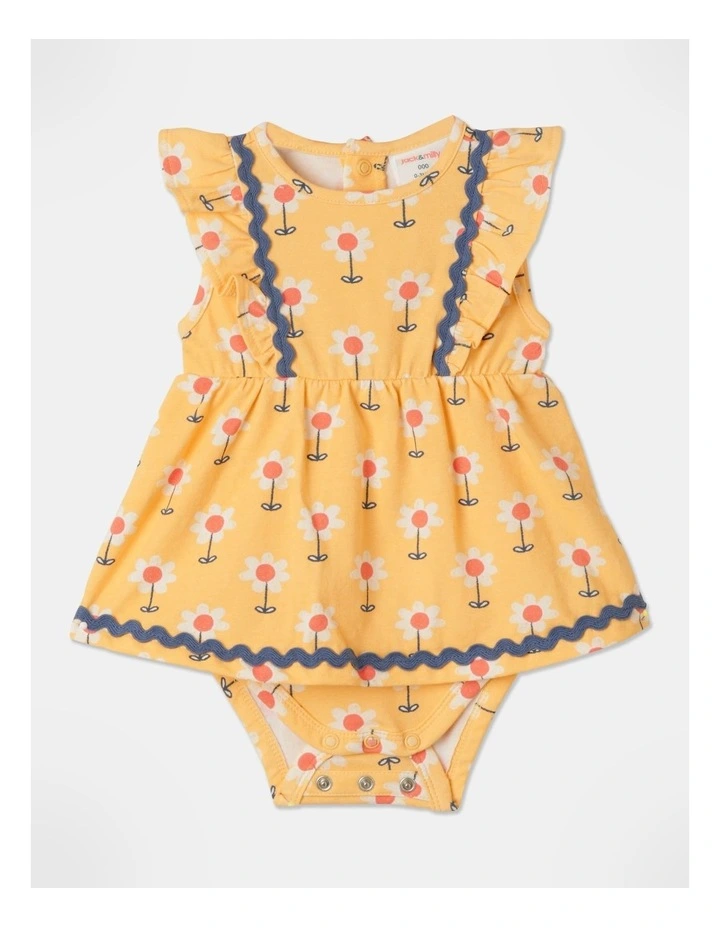 Deals βοΈ Jack & Milly Pepe Romper With π Skirt In Mustard π