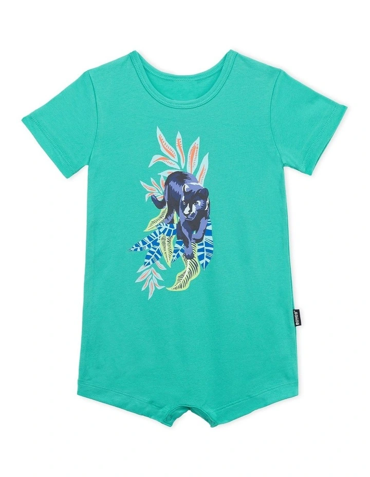 Budget π Bonds Chestysuit In Panther Palms Green π