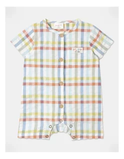 Coupon ๐ฏ Jack & Milly Louie Seersucker Romper In Multi โญ