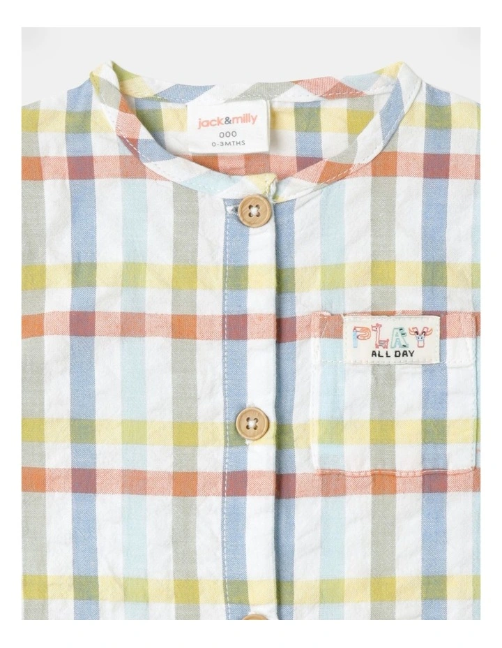 Louie Seersucker Romper In Multi Coupon ???? Jack & Milly Louie Seersucker Romper In Multi ⭐ -Jack & Milly shop unnamed file 999